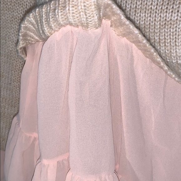 ENGLISH FACTORY ruffle layered sweater - NEW - Picture 6 of 10